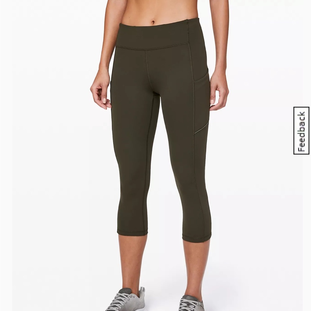 Speed up crop 21” Lululemon